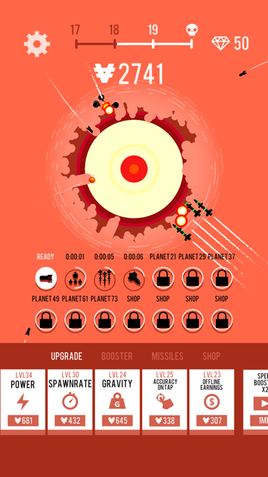 Planet Bomber! Game Screenshot