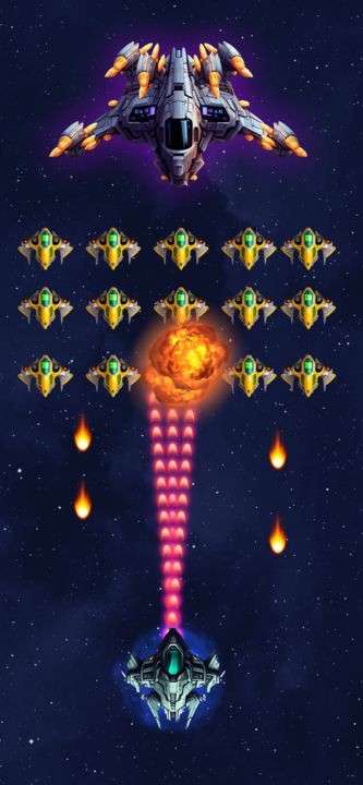 Screenshot 1 of Space Invaders: Alien Shooter 1.0