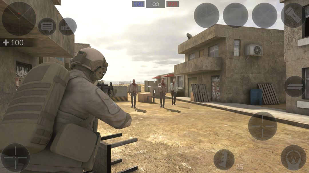 Screenshot of Zombie Combat Simulator