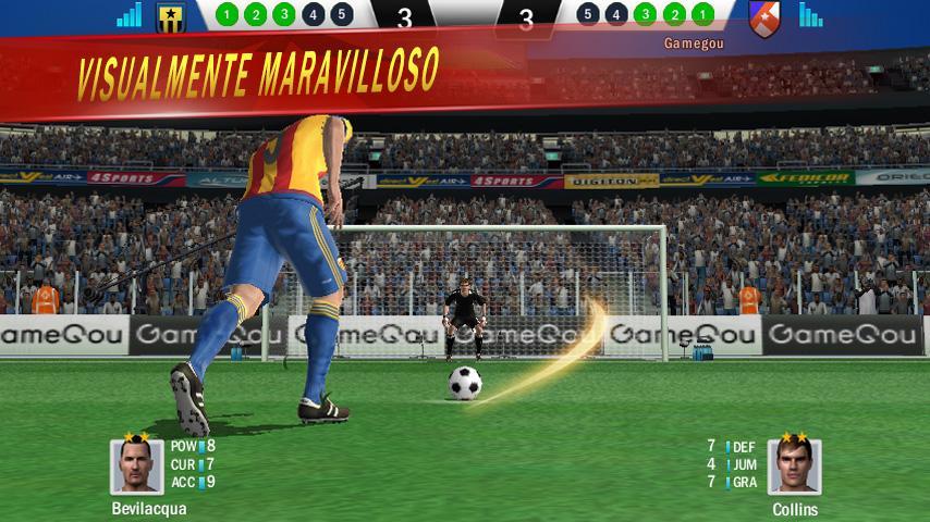 Captura de Pantalla del Juego Soccer Shootout