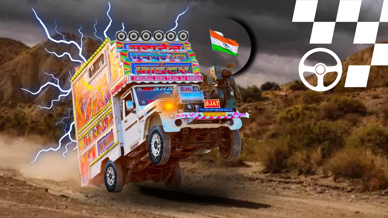 Screenshot of dj wala game indi truck offlin