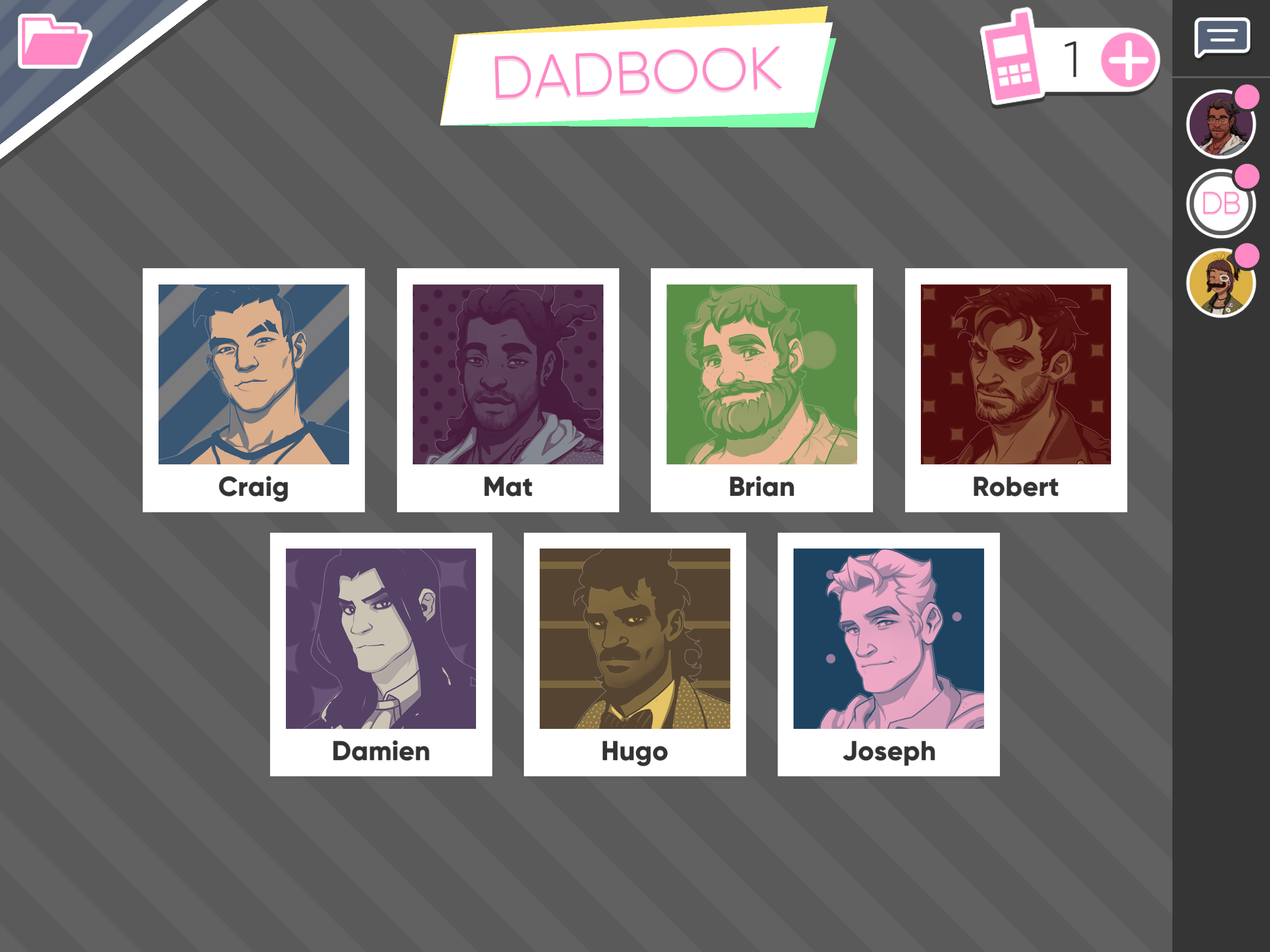 Dream Daddy Game Screenshot