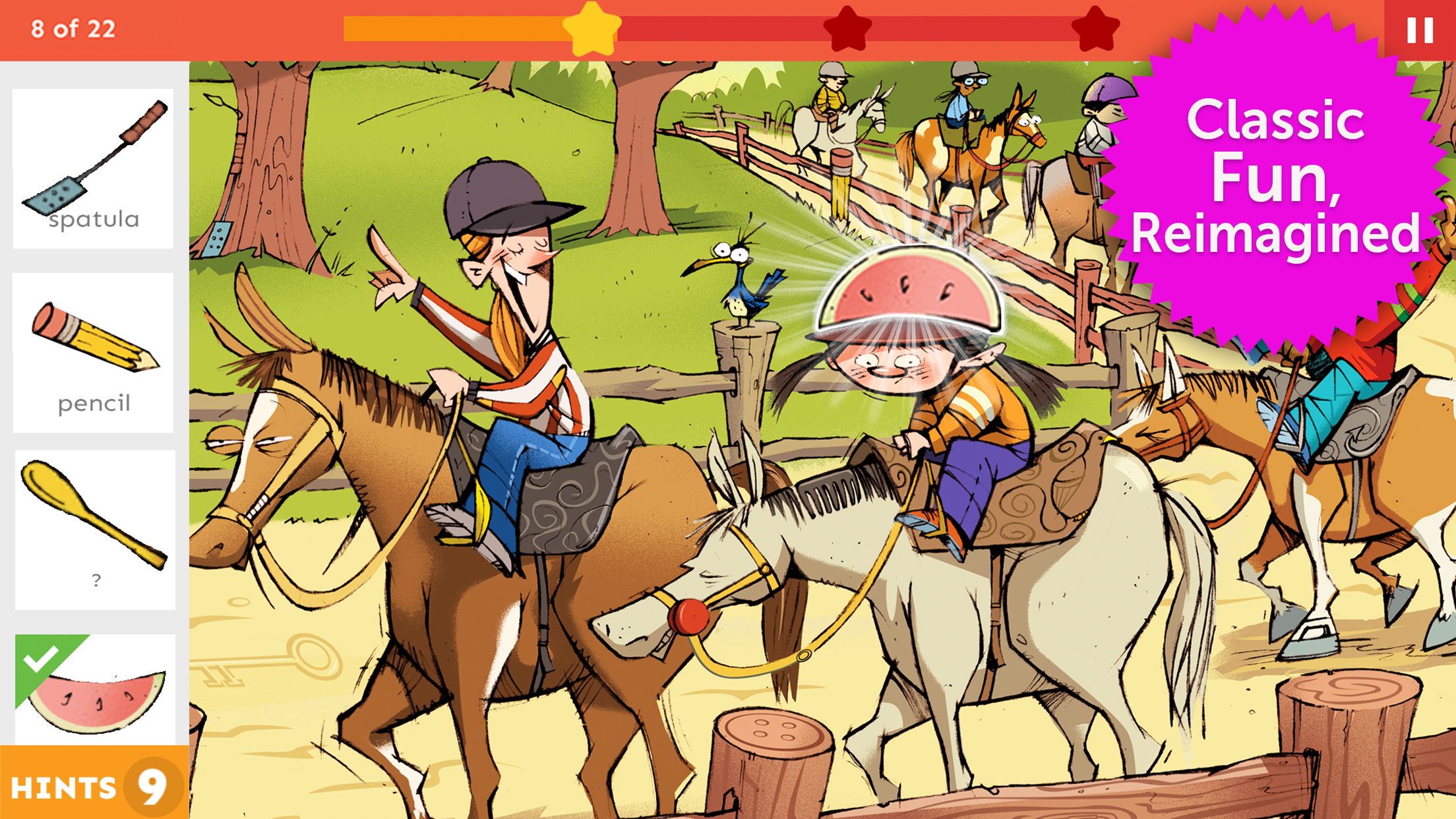 Hidden Pictures Puzzles Game Screenshot