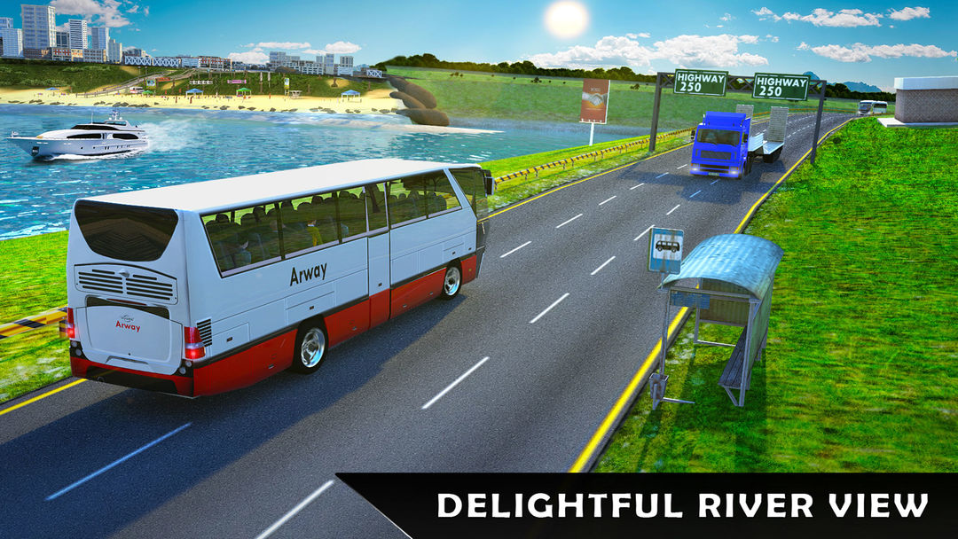 City Coach Bus Driving Game 3D ภาพหน้าจอเกม