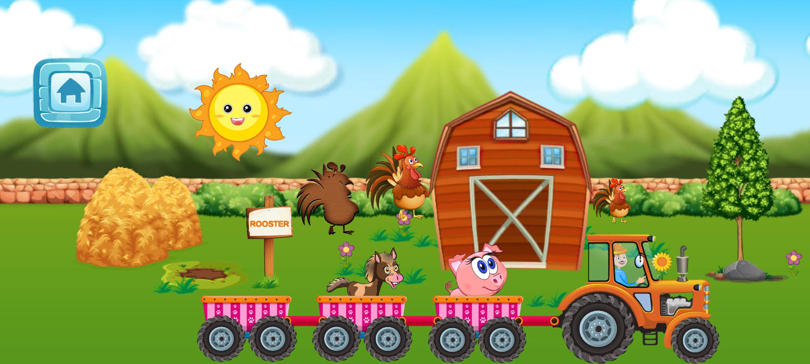 Cuplikan Layar Game Farm Animals Land