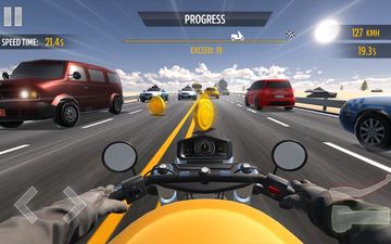 Motorcycle Racing Game Screenshot