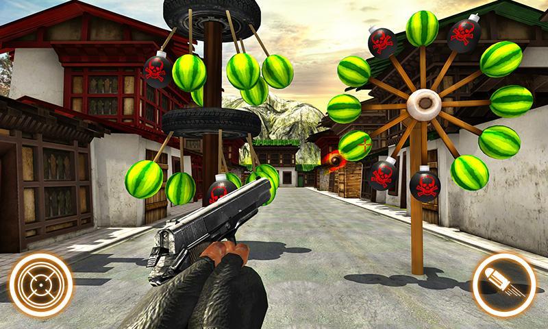 西瓜射擊遊戲3D遊戲截圖