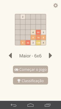 Captura de Tela do Jogo Jogo de 1024 números