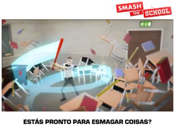 Captura de Tela do Jogo Smash the School - Antistress!