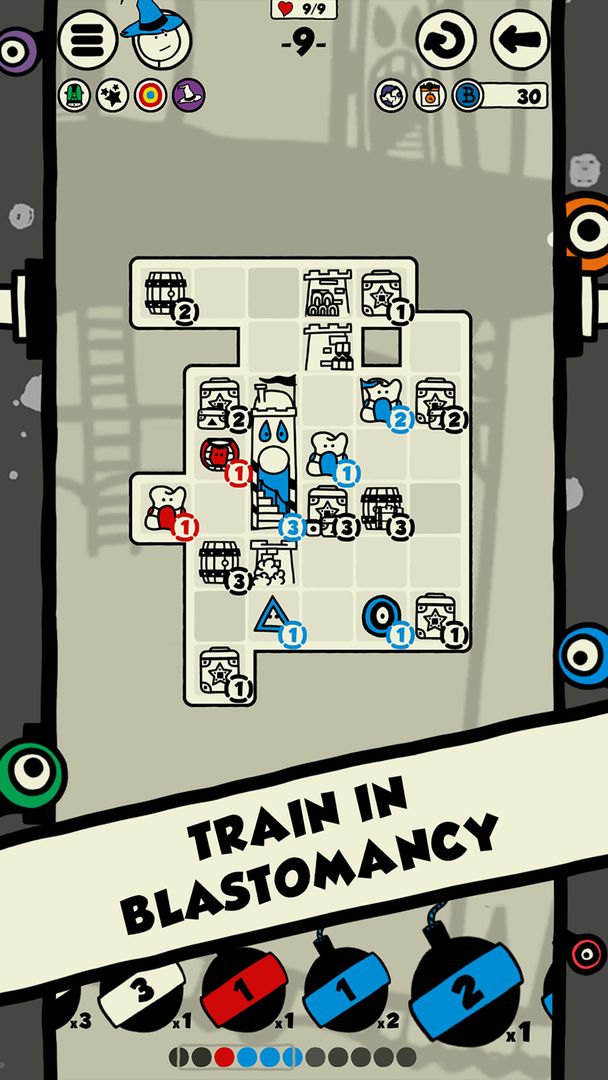 Screenshot of Blastomancer: The Puzzle Game