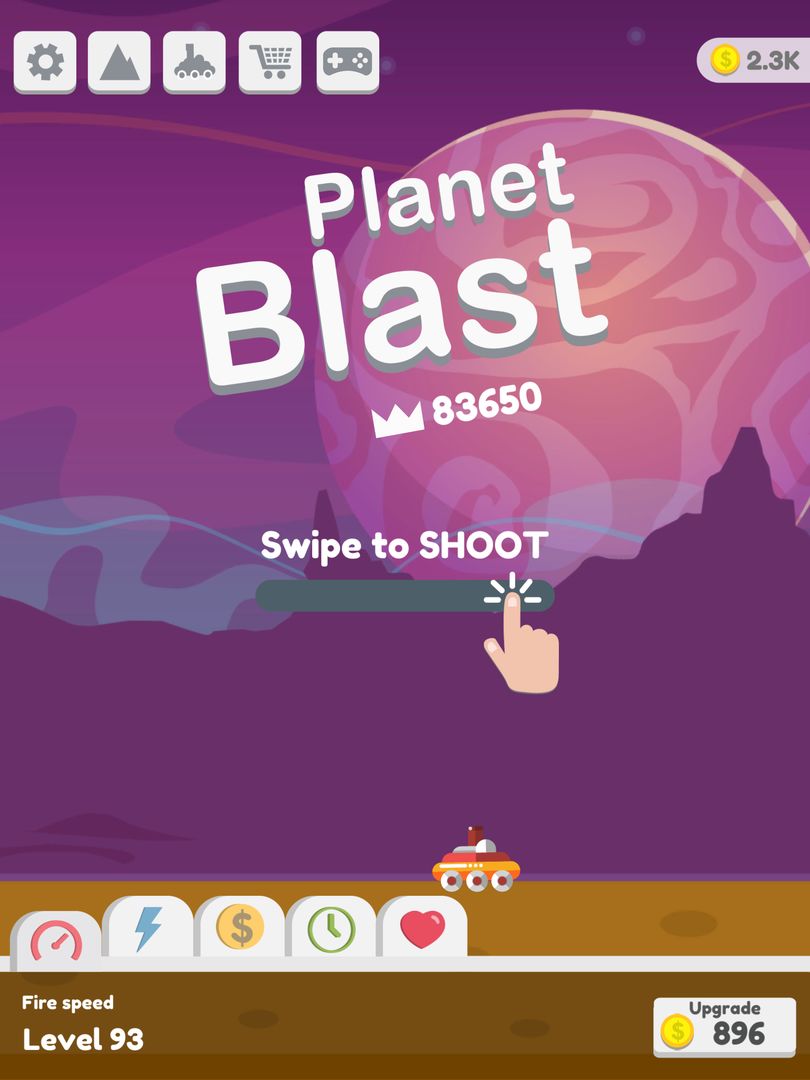 Planet Blast 게임 스크린 샷