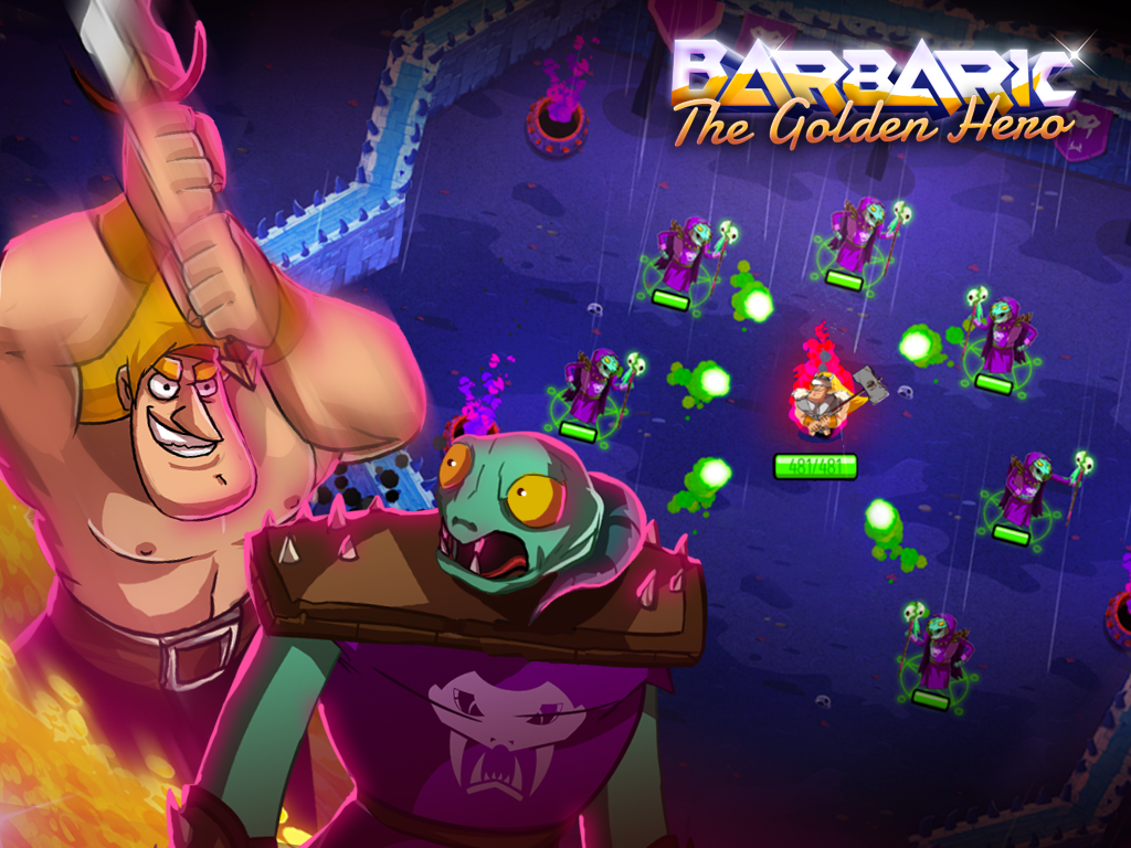 Barbaric: RPG Pinball Attack Game Screenshot