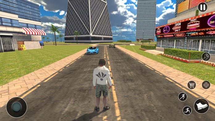 Gangster Shooting Car Games 3D Game Screenshot