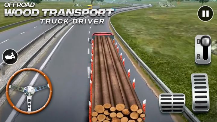 Screenshot 1 of Offroad Wood Transport Truck Driver 2.0