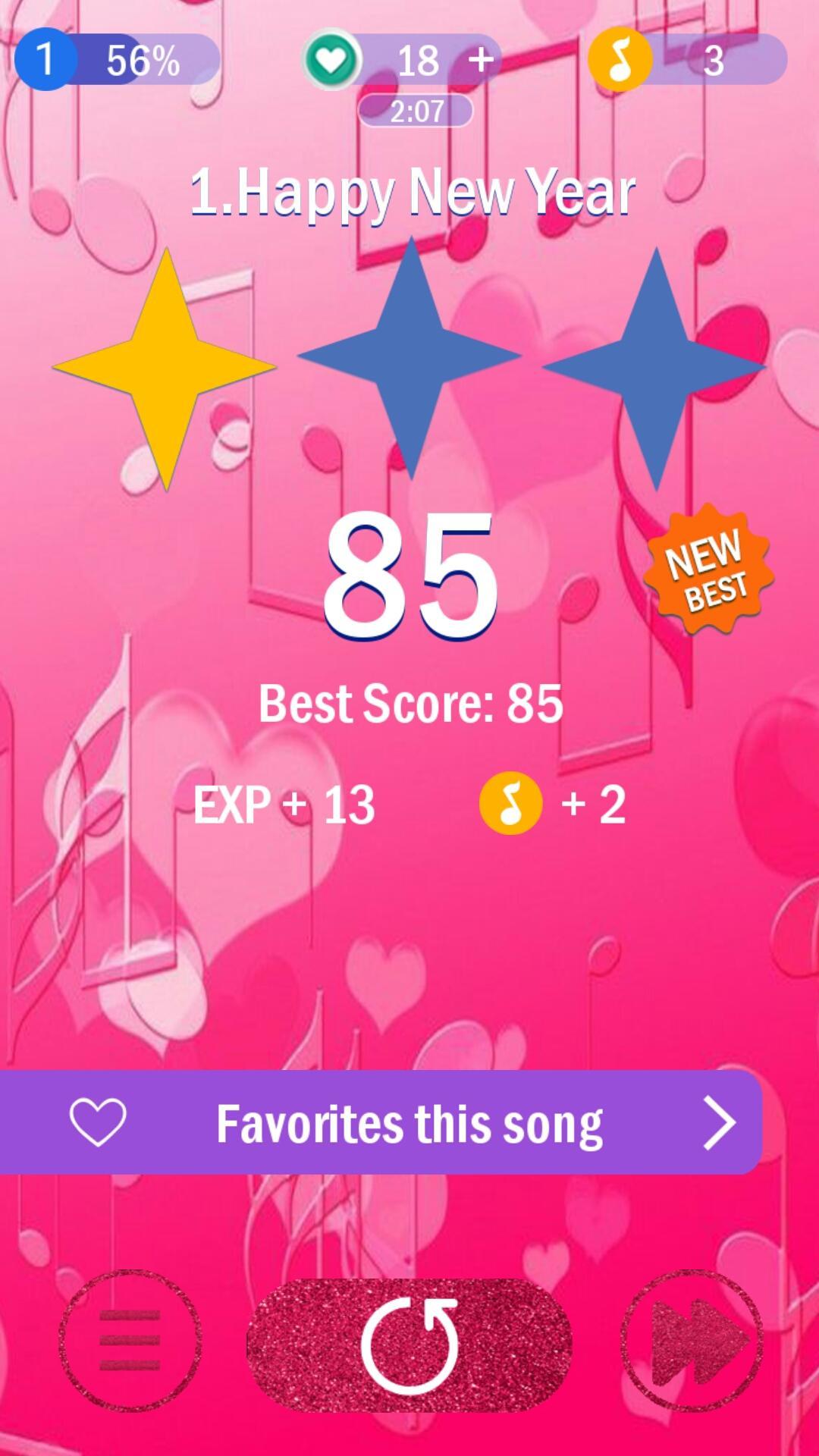 Pink Piano Tiles 2018 Game Screenshot