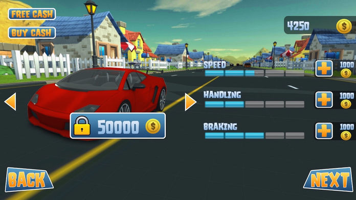 Shuffle Cats Cars - 3D 汽车 种族 自由 游戏 最好 驾驶 ภาพหน้าจอเกม