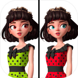 Difference game, spot them all