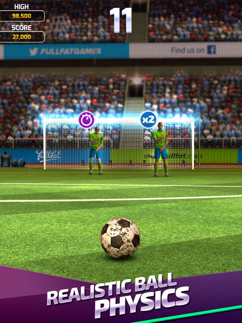 Screenshot of Flick Soccer!