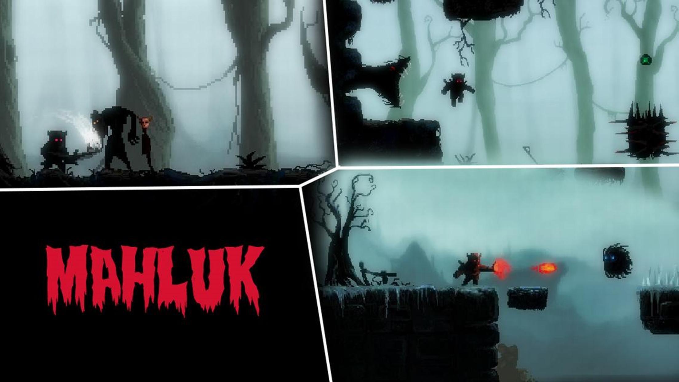 Mahluk: Dark demon - Retro horror platformerのキャプチャ