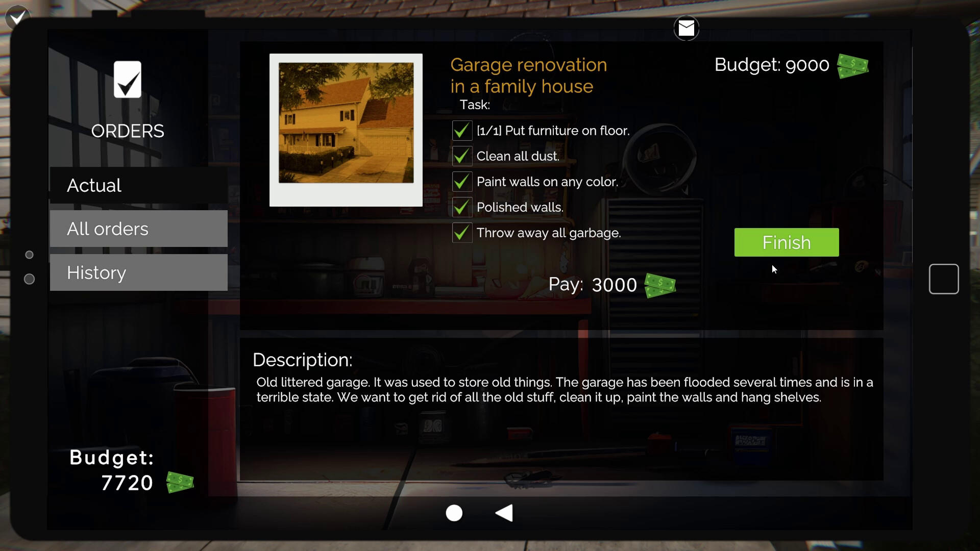Garage Flipper: Prologue screenshot game