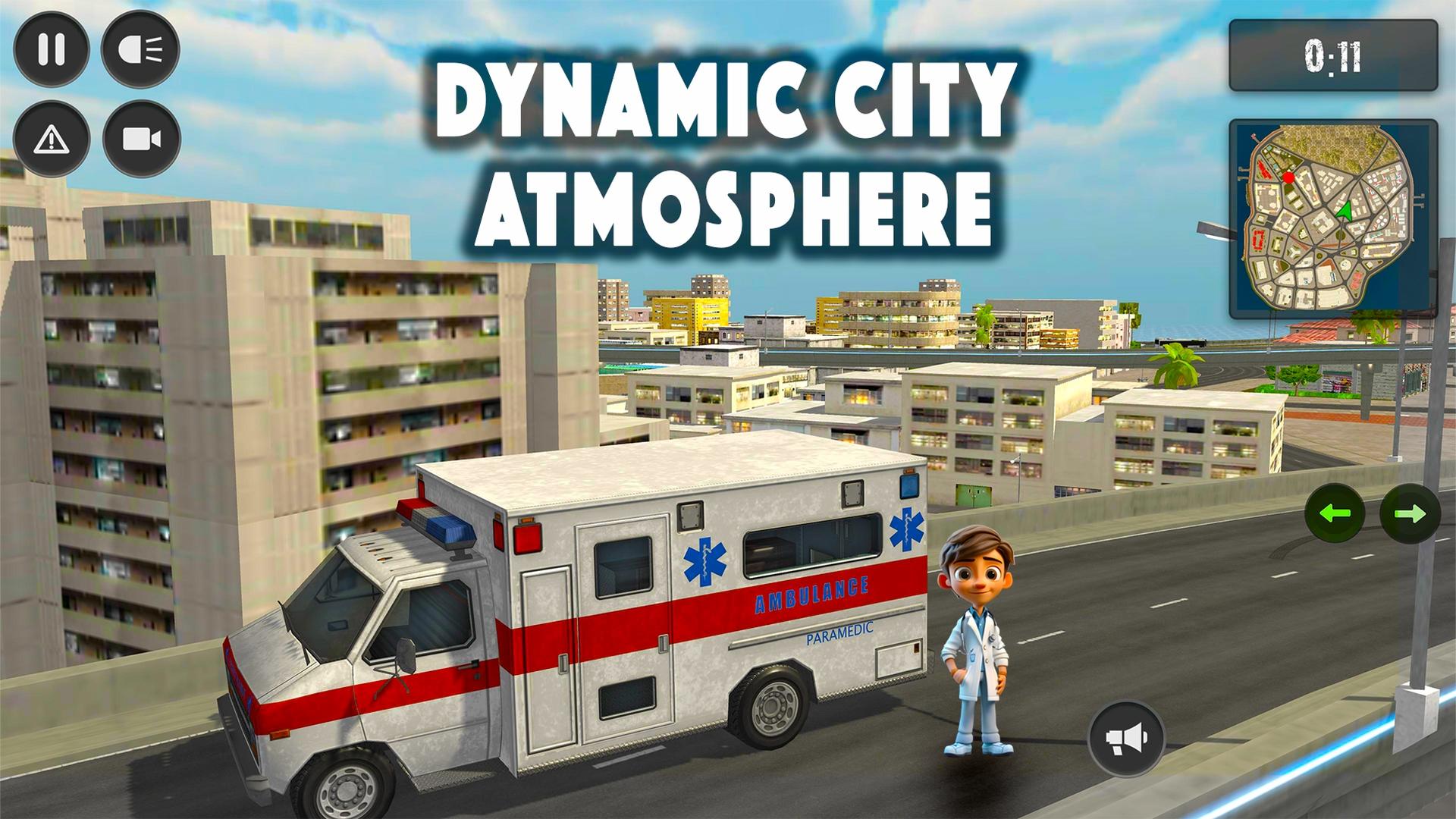 Ambulance Driver Simulator Pro Game Screenshot