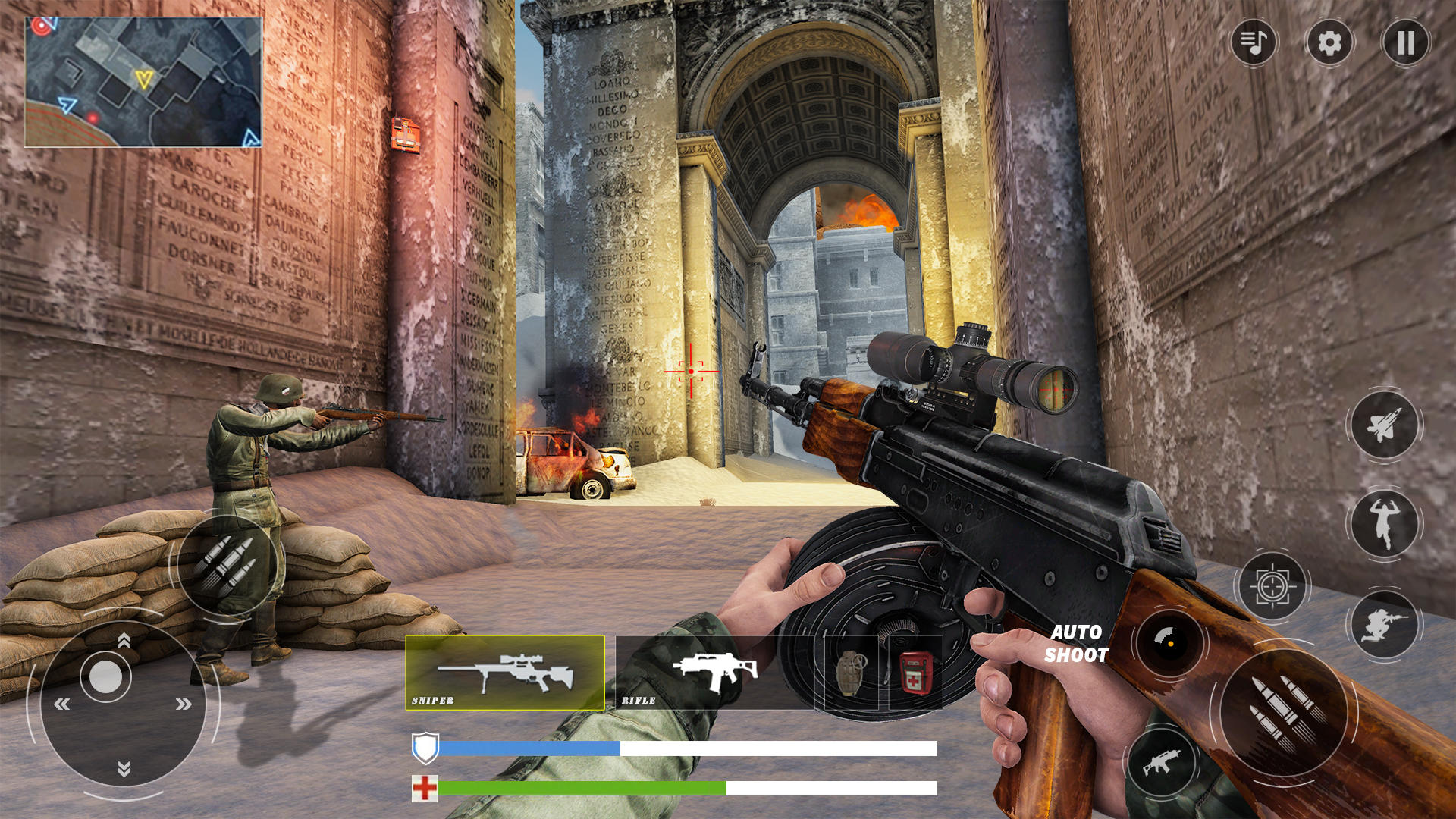 Tactical Sniper: WW2 Shooter ภาพหน้าจอเกม