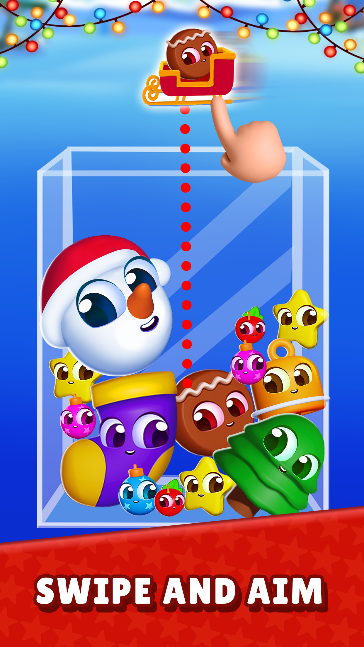 Captura de Tela do Jogo Merge to Santa: Fun Merge