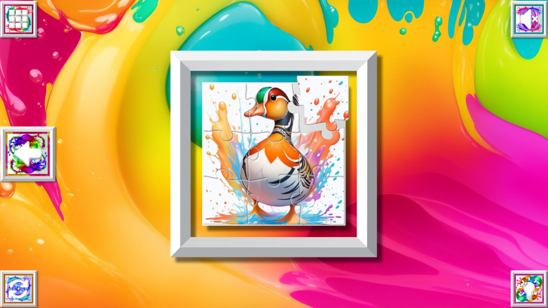 Color Splash: Birds 게임 스크린 샷