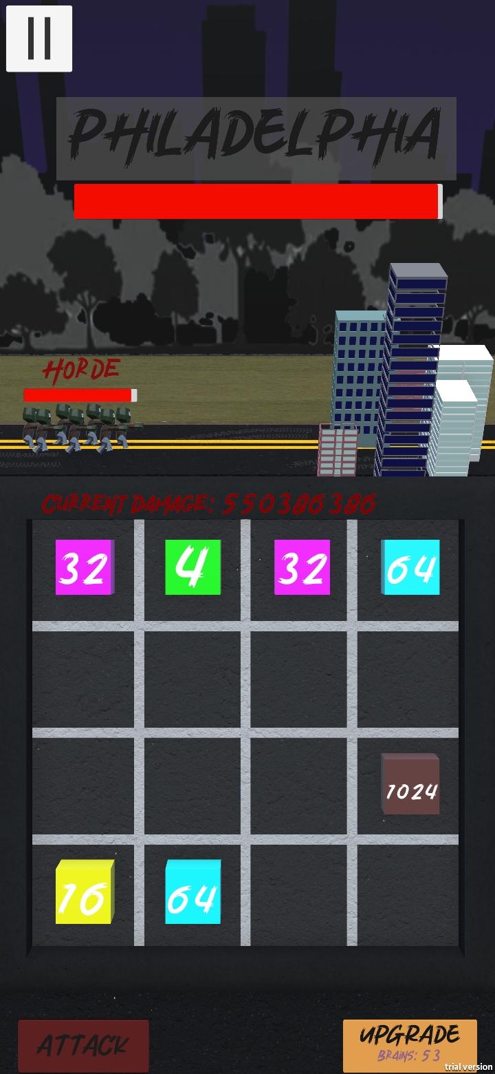 Zomb-Merge Game Screenshot