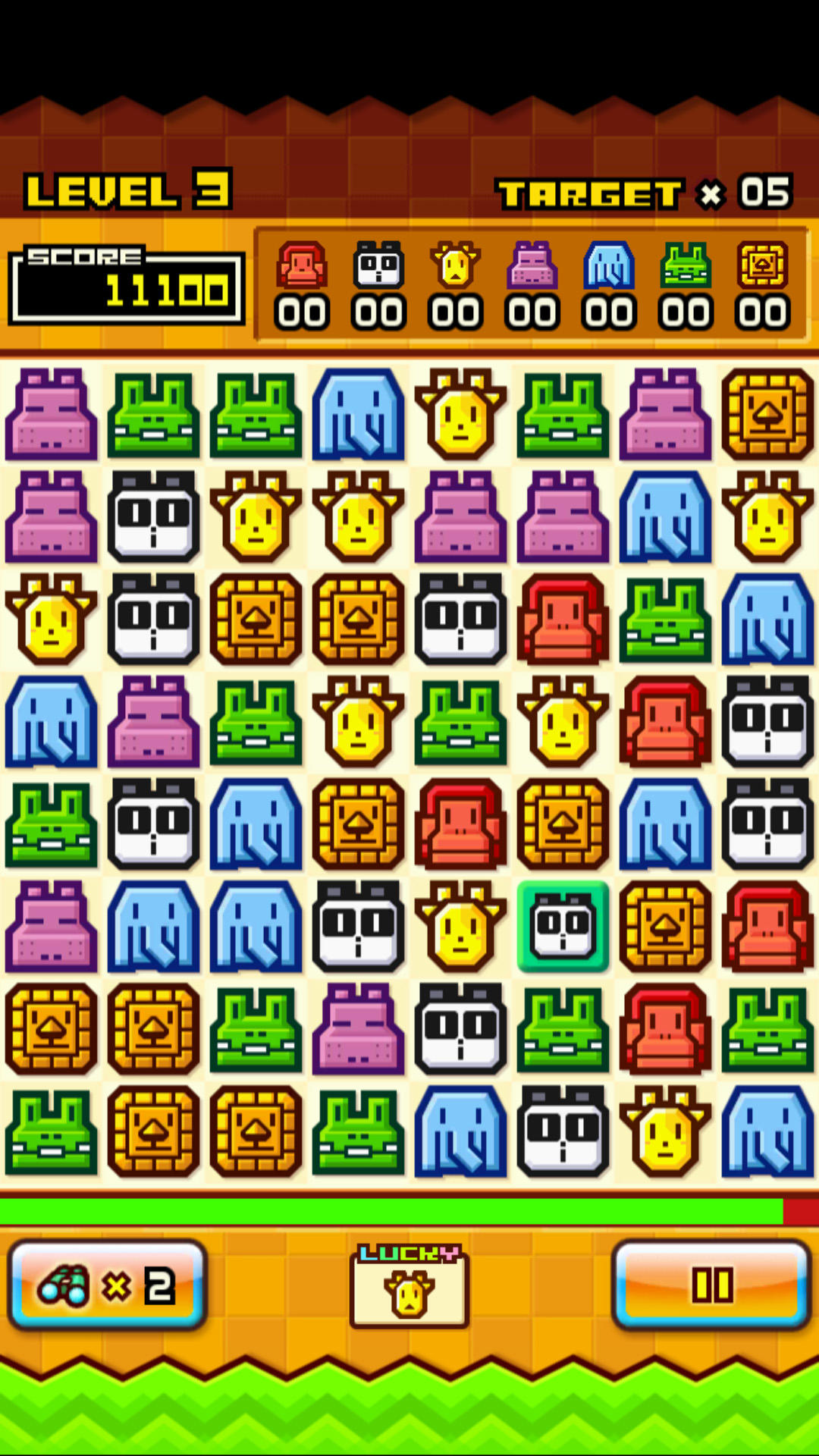 Скриншот игры ZOOKEEPER DX TouchEdition