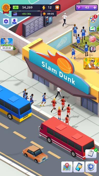 Cuplikan Layar Game Idle Basketball Arena Tycoon