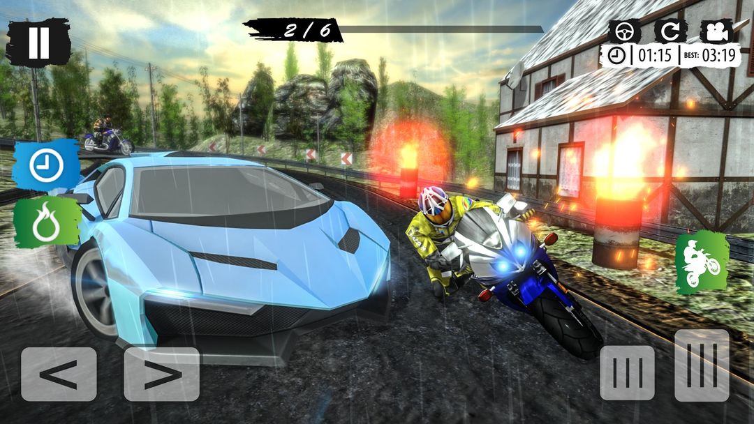 Extreme Mountain Bike Race – Snow Motocross Racing screenshot game