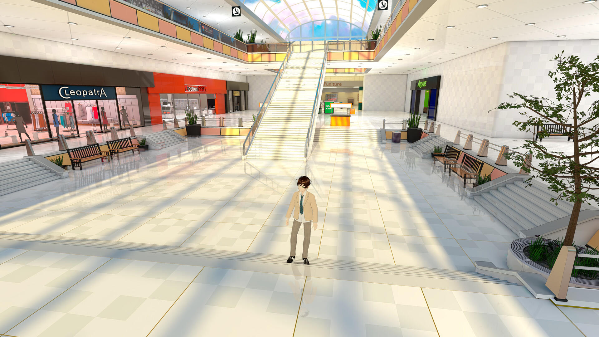 Play minigames with Reiko Game Screenshot