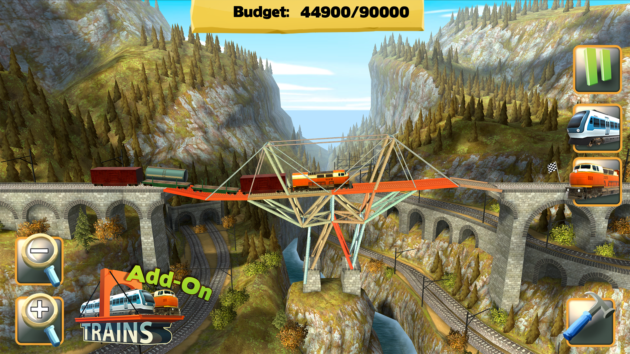Bridge Constructor ภาพหน้าจอเกม
