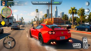 Cuplikan Layar Game City Taxi Cab Driver Simulator