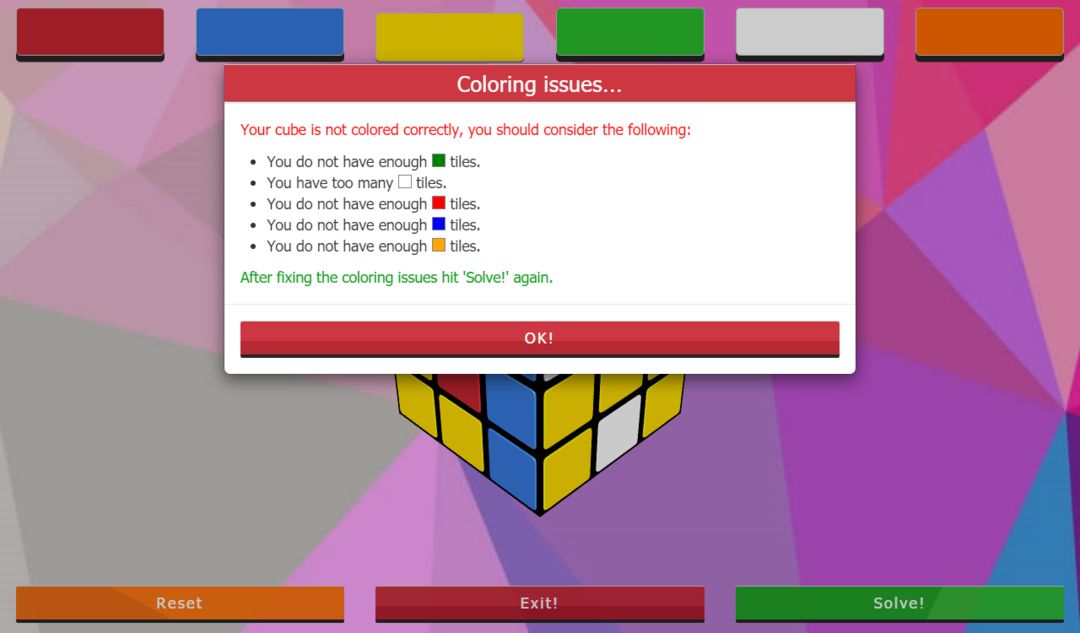 3D-Cube Solver遊戲截圖