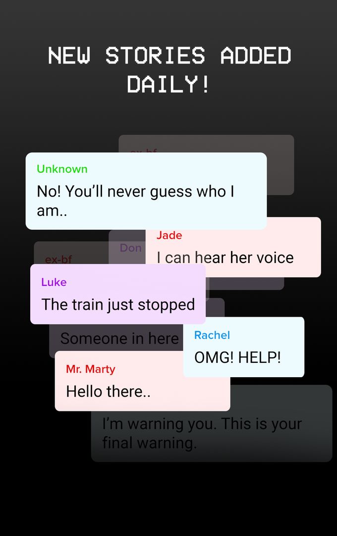 Screenshot of Scary Chat Stories - Hooked on