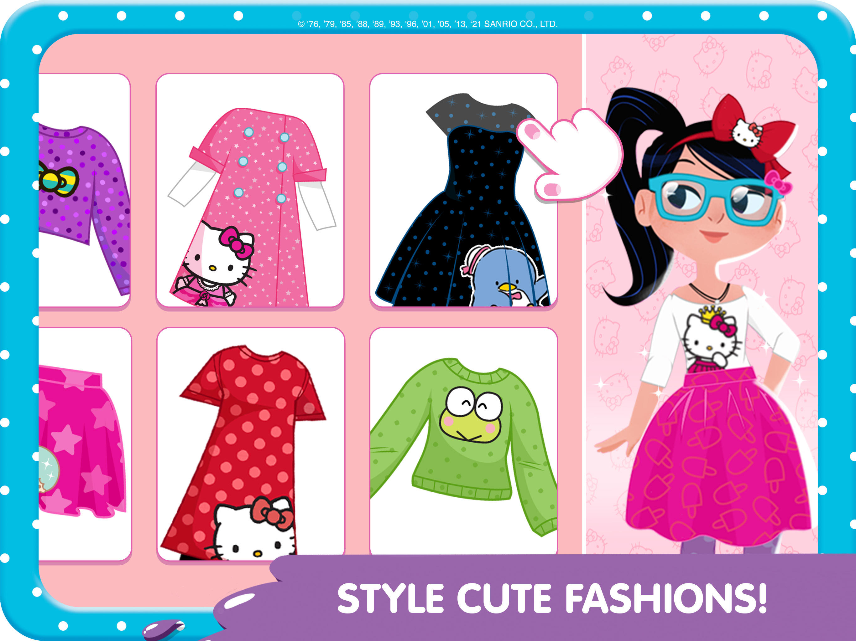 Hello Kitty Nail Salon Game Screenshot