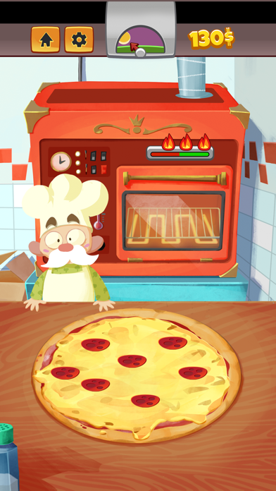 Captura de Tela do Jogo Jogo de Culinária - Pizza