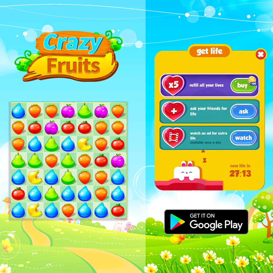 Crazy Fruits android iOS apk download for free-TapTap