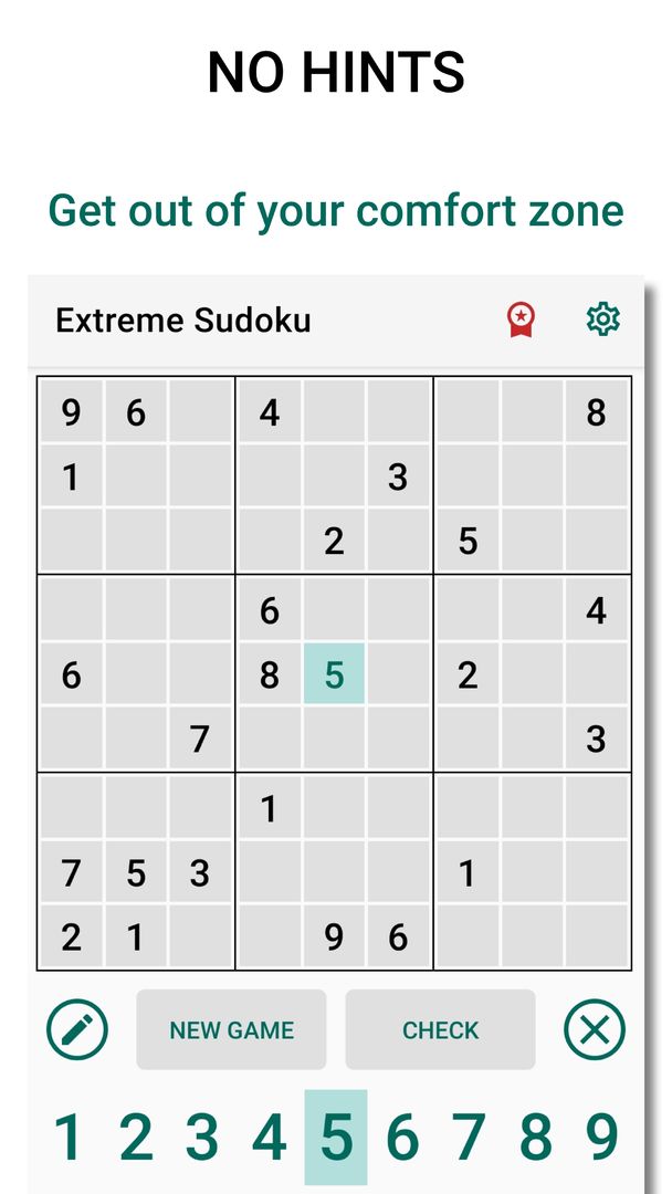 Extreme Sudoku: Classic Puzzle screenshot game