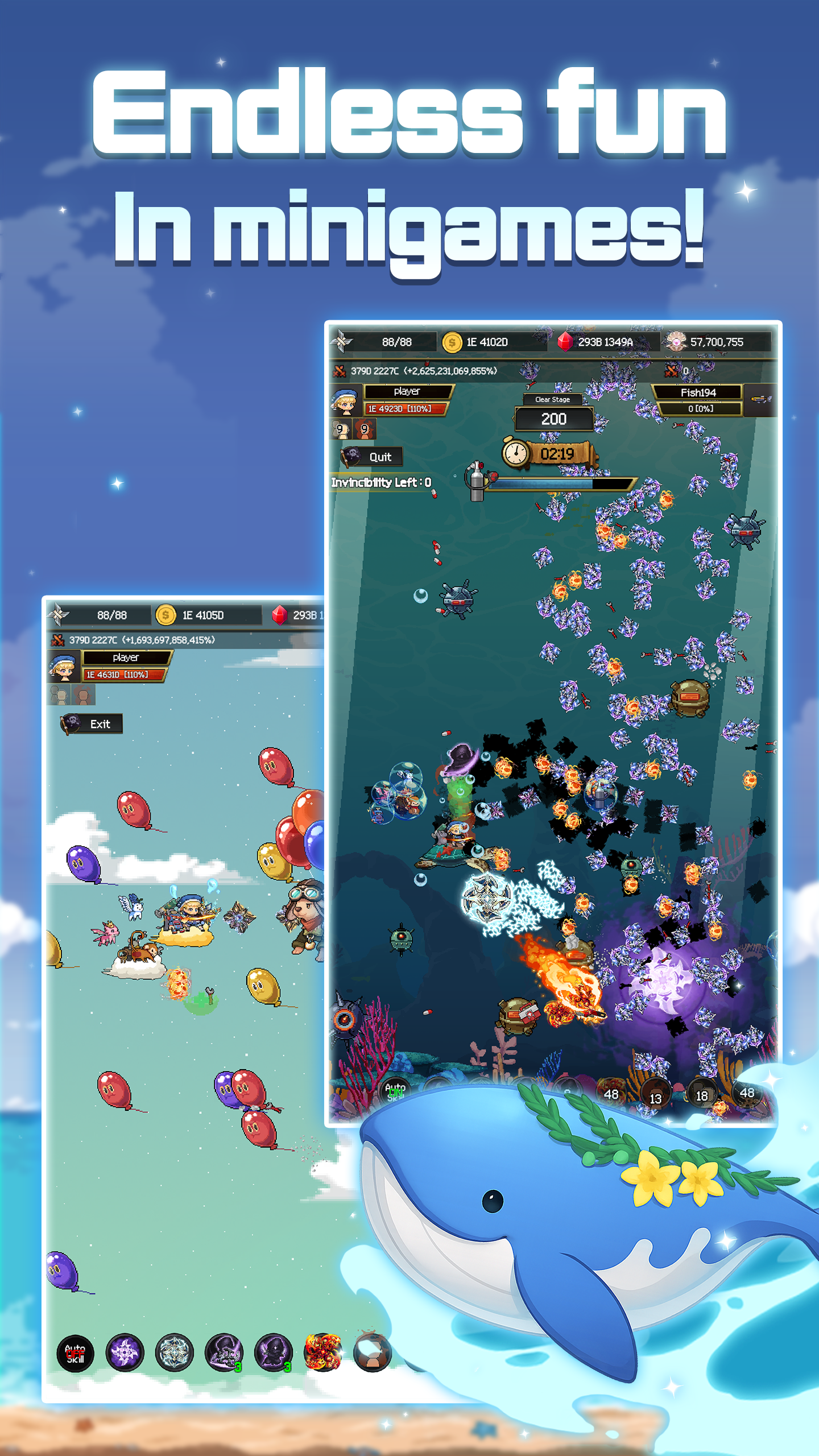 Merge Ninja Star 2 Game Screenshot
