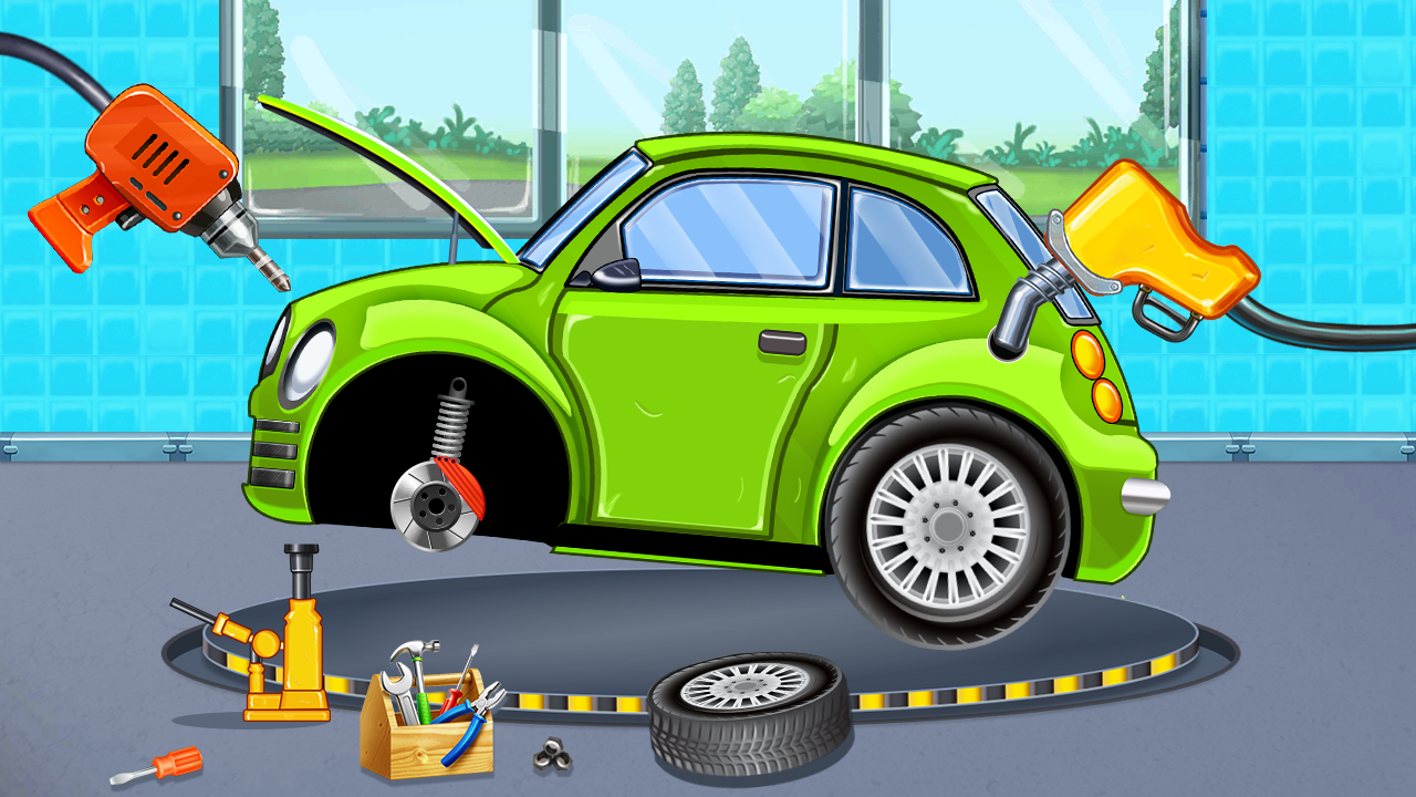 Cuplikan Layar Game Fun Car Wash : Car Mechanic