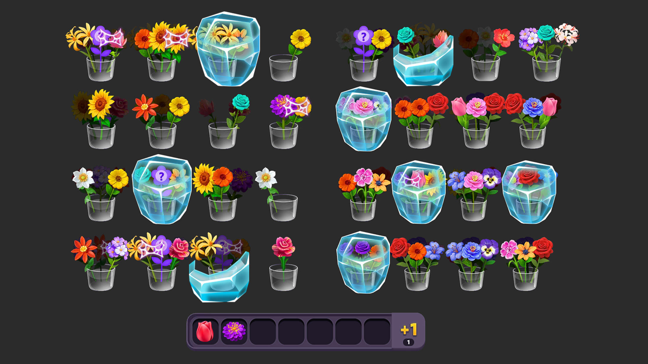 花コレクト -  Flower Sort ゲームのスクリーンショット
