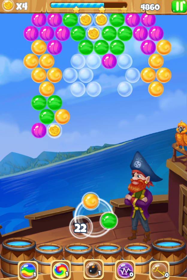 Oceanic Bubble Adventure Game Screenshot