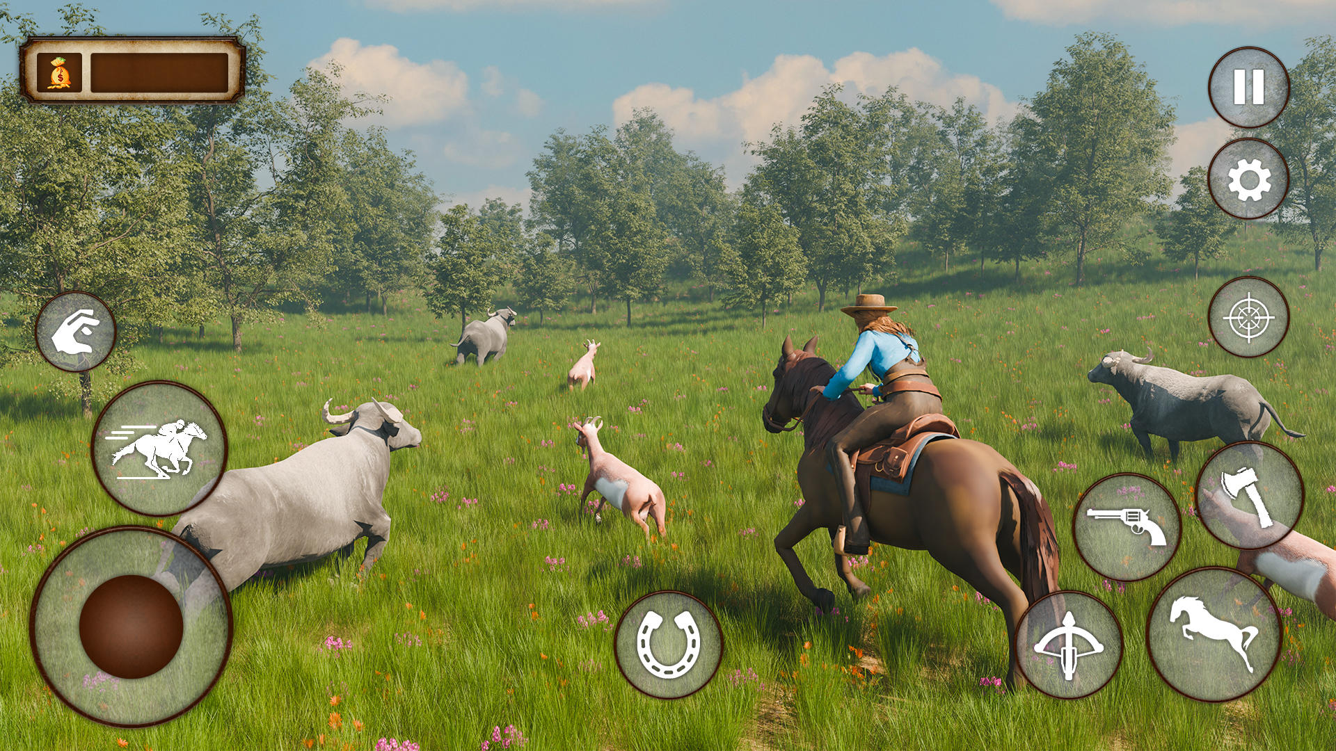 Cowboy Rodeo Rider- Wild West Game Screenshot