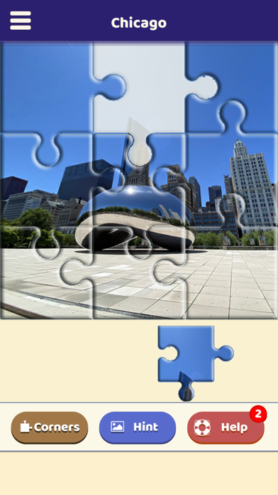 Chicago Sightseeing Puzzle Game Screenshot