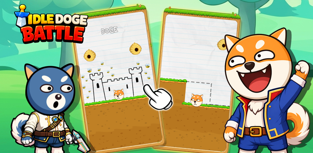 Banner of Idle Doge Battle 
