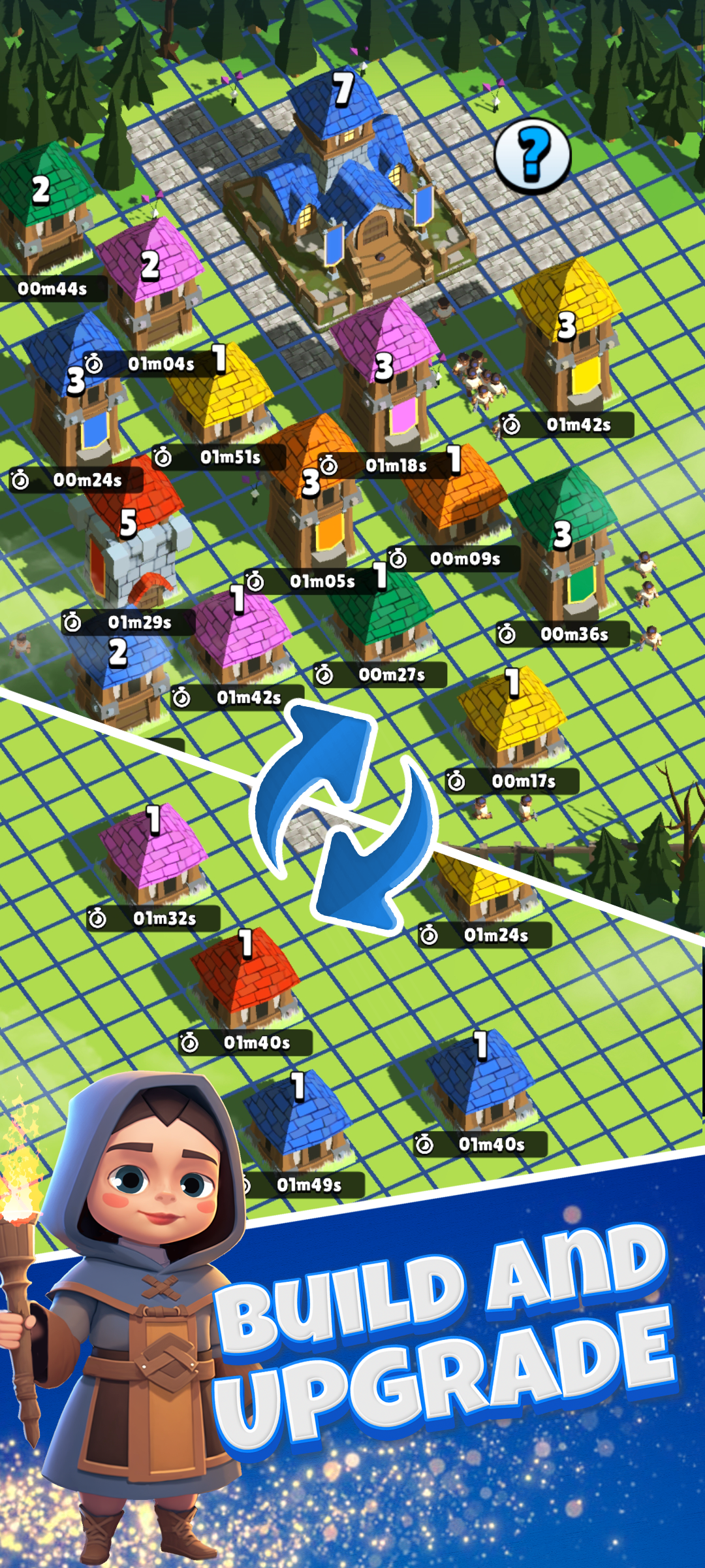 Merge Royale: Castle Clash Game Screenshot