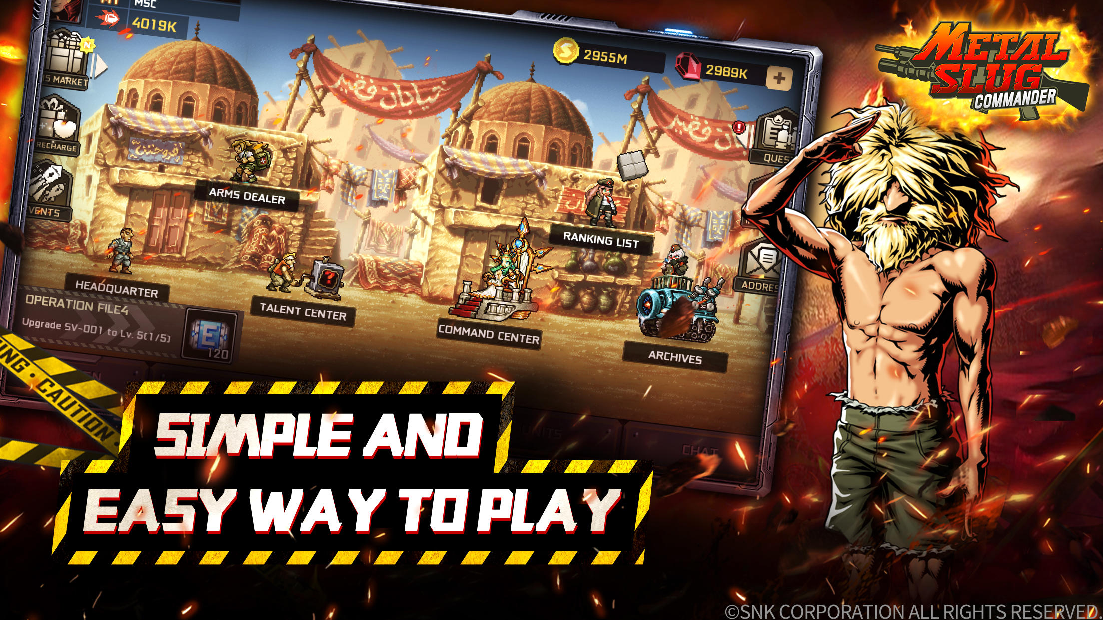 Metal Slug : Commander Game Screenshot